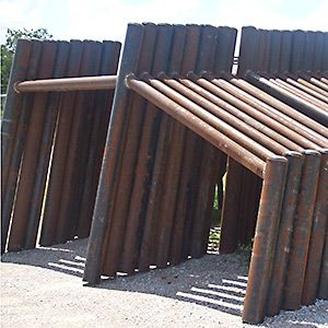 Heavy Duty Steel Pipe Fence Braces